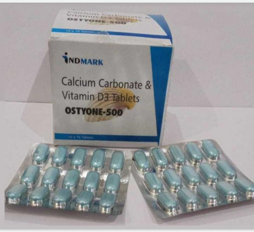 Calcium Carbonate 1250 mg & Vitamin D3 250 IU Tablets 1