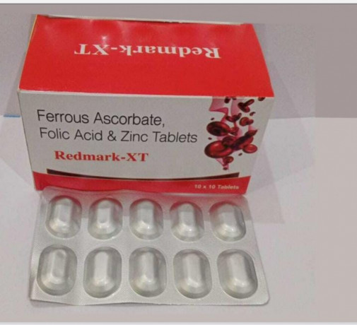 Ferrous Ascorbate 100 mg, Folic Acid 5 mg & Zinc 22.5 mg Tablets 1