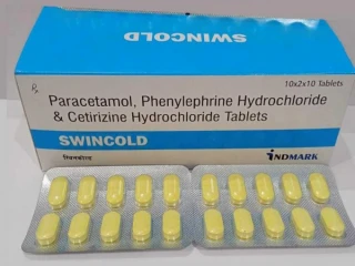Paracetamol 325 mg, Phenylephrine Hcl 5 mg & Cetirizine 5 mg Tablets