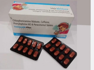 Chlorpheniramine Maleate 2 mg, Caffein 25 mg, Phenylpherine 5 mg & PCM 650 mg Tablets