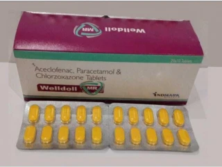 Aceclofenac 100 mg Paracetamol 325 mg & Chlorozoxazone 250 mg Tablets
