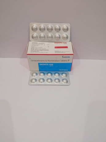 Montelukast Sodium 4 mg & Levocetirizine 2.5 mg Tablets 1