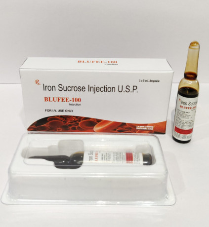 Iron Sucrose 100mg, BLUFEE-100 INJ 1