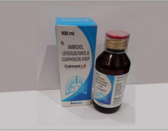 Levosalbutamol 2.5 mg, Ambroxol 30 mg & Guaiphenesin 50 mg Syrup 1