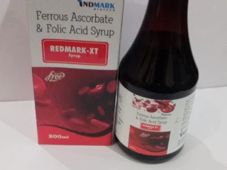 Ferrous Ascorbate 30 mg & Folic Acid 1.5 mcg/5ml (Strawberry Flavored) Syrup