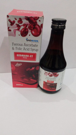Ferrous Ascorbate 30 mg & Folic Acid 1.5 mcg/5ml (Strawberry Flavored) Syrup 1