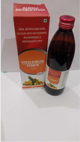 Iron, Methylcobalamin, Calcium With Multivitamin, Multimineral & Antioxidants Syrup 1