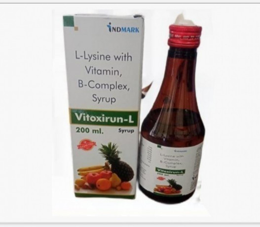 L-lysine With Vitamin B-complex In Therapeutic Dosage Syrup 1