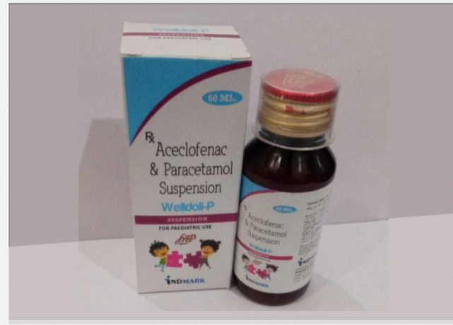 Aceclofenac 50 mg & Paracetamol 125 mg Suspension 1
