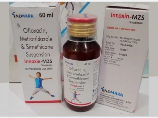 Ofloxacin 50mg,metronidazole 120 mg & Simethicon 10 mg Dry Syrup