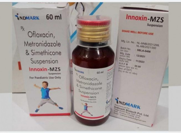 Ofloxacin 50mg,metronidazole 120 mg & Simethicon 10 mg Dry Syrup 1