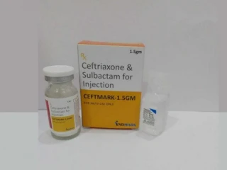 Sterile Ceftriaxone Sodium 1000 mg & Sulbactam Sodium 500 mg Injection