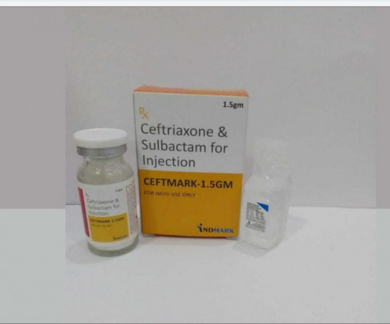 Sterile Ceftriaxone Sodium 1000 mg & Sulbactam Sodium 500 mg Injection 1