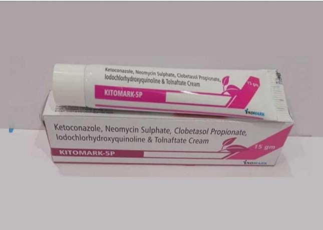 Ketoconazole IP 2.00% w/w, Iodochlorhydroxyquinoline IP 1.00% w/w, tolnaftate IP 1.00% w/w, Neomycin Sulphate IP Eq to neomycin 0.10% w/w 1