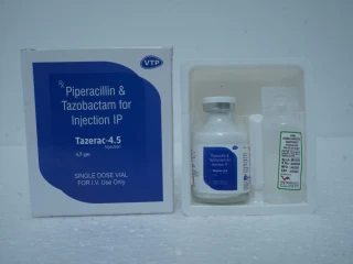 Piperacillin Sodium 4gm + Tazobactum 0.5gm Injection