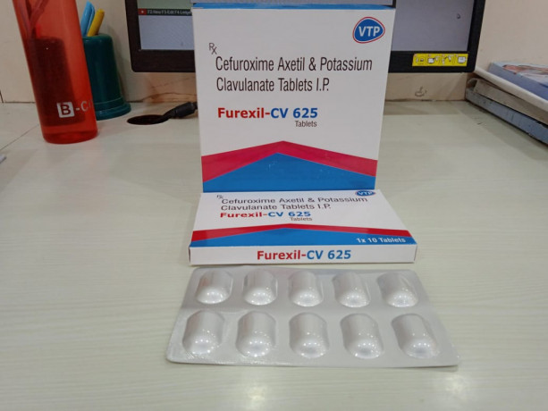 Cefuroxime 500mg + Clavulanic Acid 125mg Tablet 1