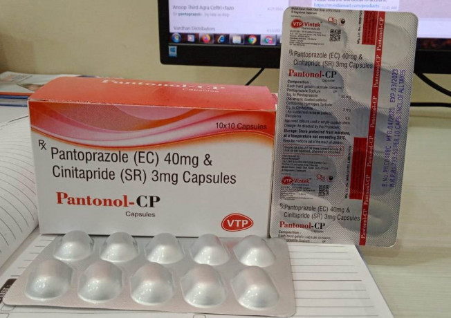 Pantoprazole 40mg (EC) + Cinitapride 3mg (SR) Capsule 1