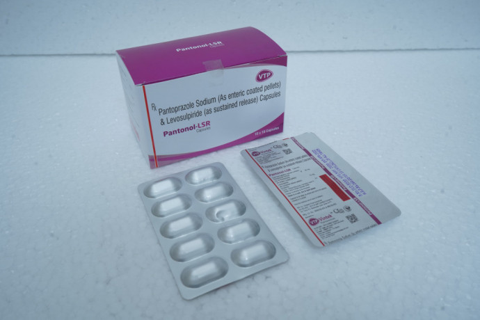 Pantoprazole 40mg + Levosulpride 75mg SR Capsule 1