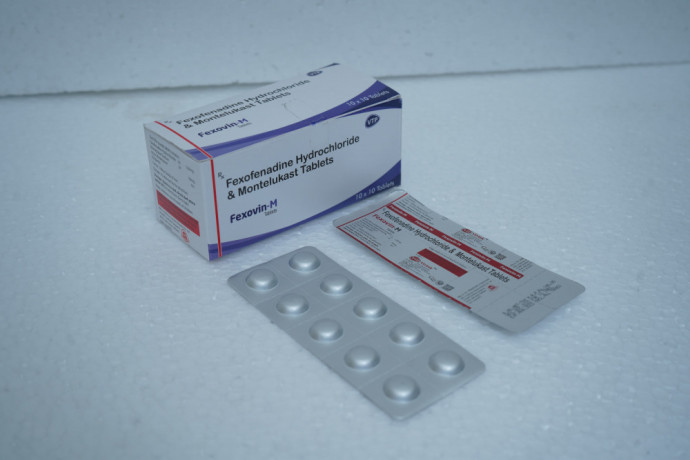 Fexofenadine Hcl 120mg + Montelukast 10mg Tablet 1