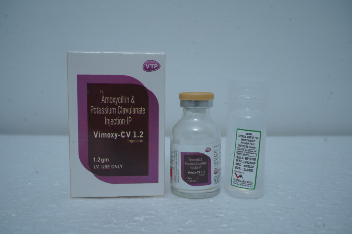 Amoxycillin 1000mg + Potassium Clavulanate 200mg / Vail Injection 1