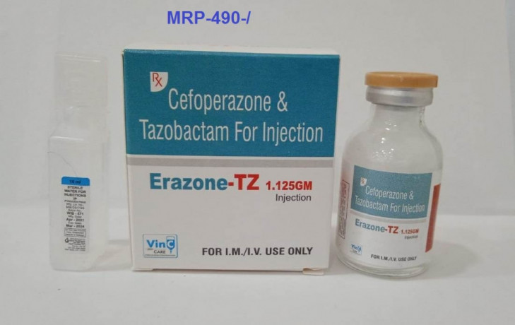 Cefoperazone 1000mg + Tazobactam 125mg Injection 1