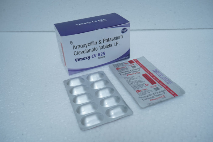 Amoxycillin 500mg + Potassium Clavulanate 125mg Tablet 1