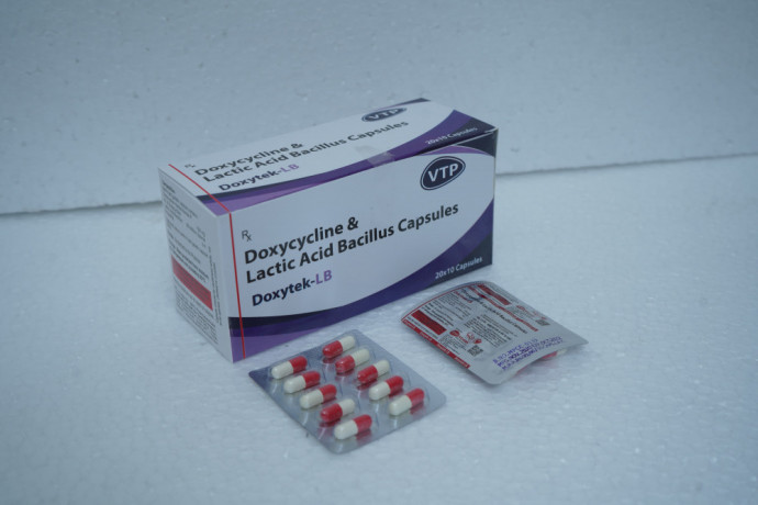 Doxycyline 100mg + Lactic Acid Bacillus Capsule 1
