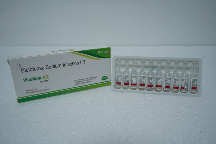 Diclofenac Sodium 75mg + Benzyl Alcohol 4% v/v Injection 1