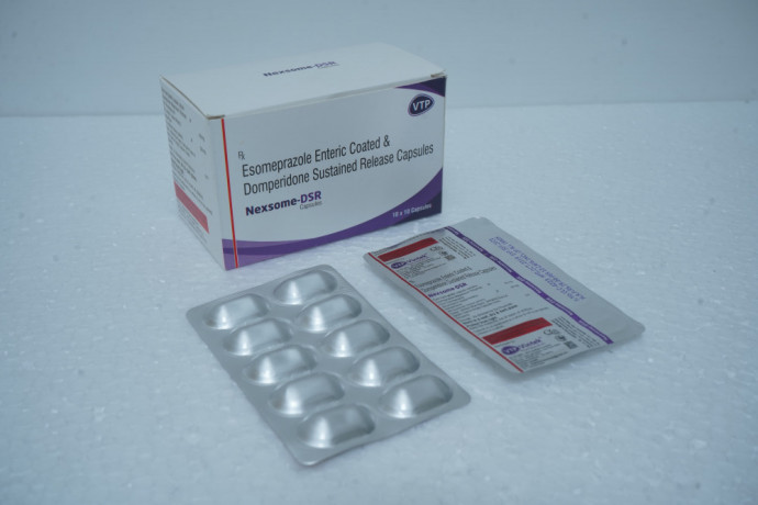 Esomeprazole 40mg + Domperidone 30mg Sustained Release Capsule 1