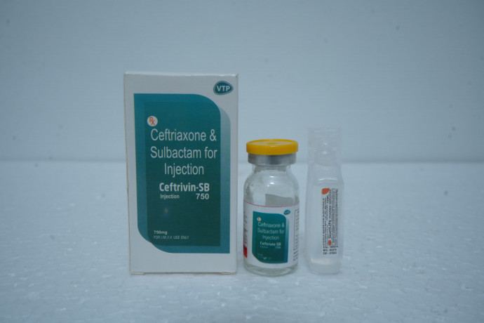 CEFTRIAXONE 500MG + SULBACTAM 250MG INJECTION 1