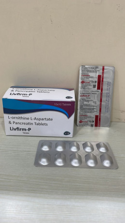 L-Ornithine-L-Aspartate 150mg + Pancreatin 100mg Tablet 1