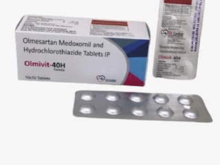 Olmesartan Medoxomil 40mg + Hydrochlorothiazide 12.5mg Tablet