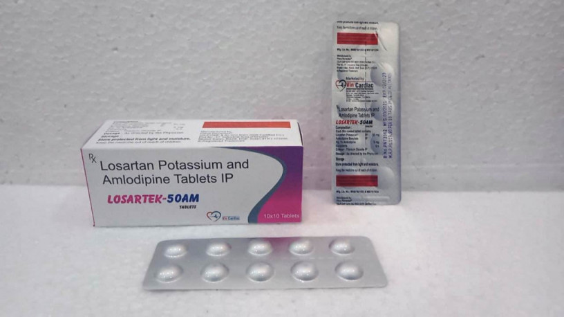 Losartan Potassium 50mg + Amlodipine 5mg Tablet 1
