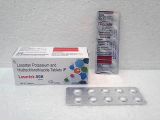 Losartan Potassium 50mg + Hydrichlorthiazide 12.50mg Tablet