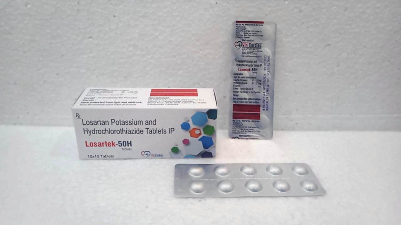 Losartan Potassium 50mg + Hydrichlorthiazide 12.50mg Tablet 1