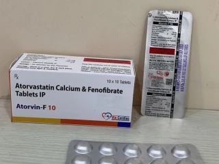 Atorvastatin Calcium 10 mg + Fenofibrate 160 mg Tablet