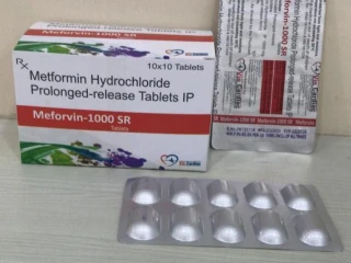 Metformin Hydrochloride Sustained 1000mg Tablet
