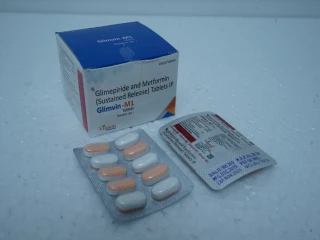Glimepiride 1mg + Metformin 500mg SR Tablet