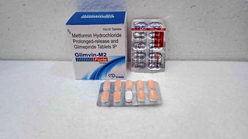 Glimepiride 2mg + Metformin 1000mg SR Tablet 1