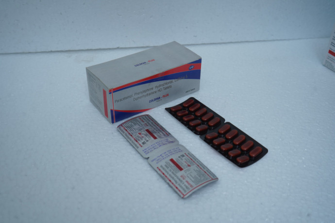 Paracetamol 325mg + Phenylephrine HCI 5mg + Caffeine 30mg + Diphenhydramine 25mg Tablet 1