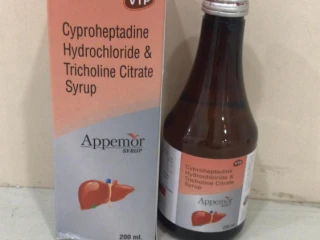 Cyproheptadine Hydrochloride 2mg + Tricholine Citrate 275mg/ 5ml