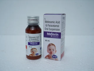 Mefenamic Acid 50mg + Paracetamol 125mg Suspension