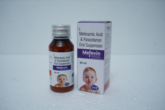 Mefenamic Acid 50mg + Paracetamol 125mg Suspension 1