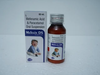 Mefenamic Acid 100mg + Paracetamol 250mg Suspension