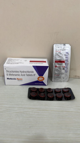 Mefenamic Acid 250 Mg + Dicyclomine HCI 10 Mg Tablet 1