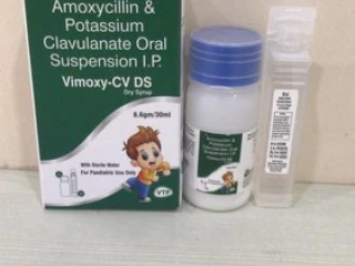 Amoxycillin 400mg + Clavulanic Acid 57mg / 5ml Dry Syrup