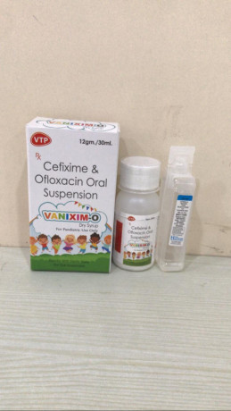 Cefixime 50mg+ Ofloxacin 50mg/ 5ml Dry Syrup 1