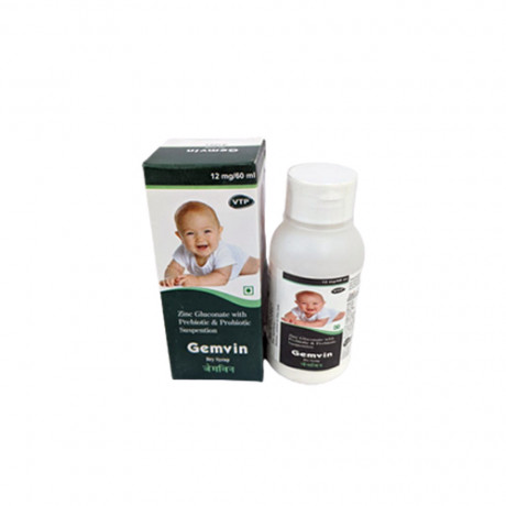Zinc Gluconate with Prebiotic & Probiotic Dry Syrup 1
