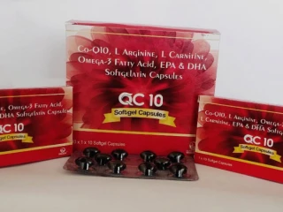 Coenzyme q10 l-arginine omega 3 fatty acid