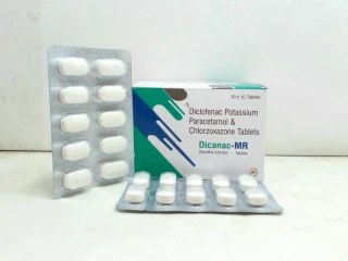 Diclofenac Sodium 50mg+chlorozoxazone 250
